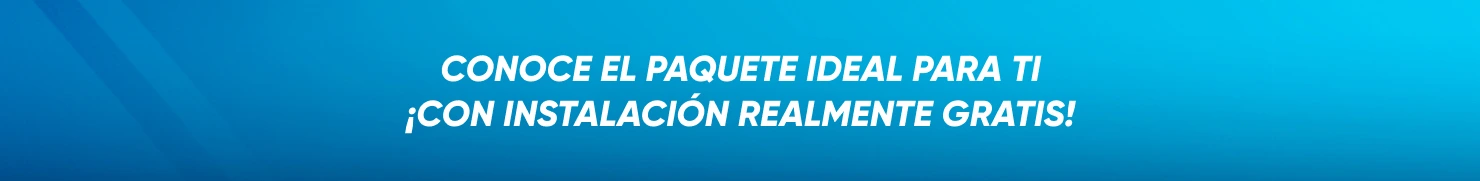 Banner conoce tu paquete ideal